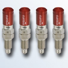 Stahlbus Bleeder Valve With Cap - Conical Sealing Steel (Standard) - Pack of 4